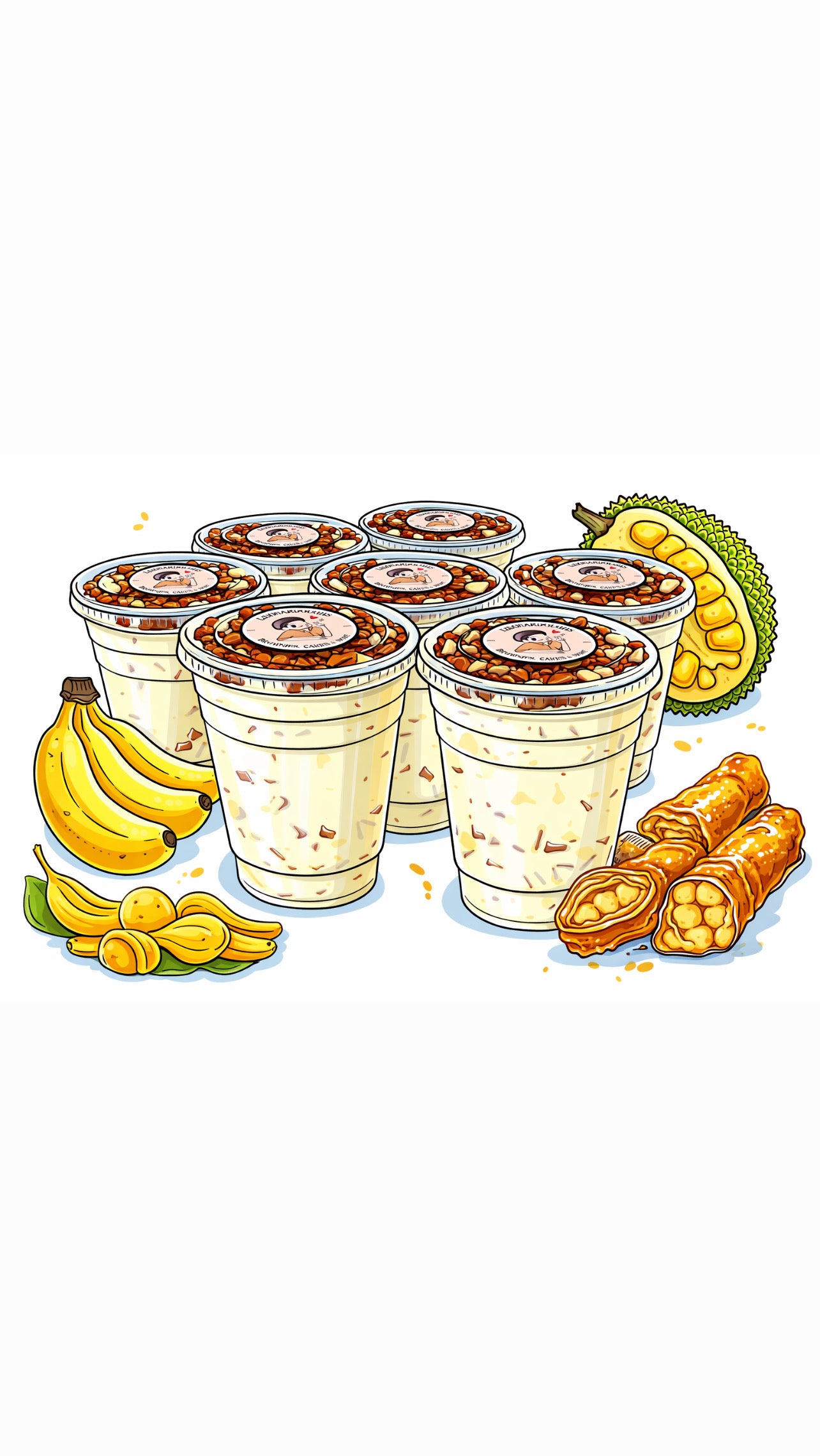 Turon Banana Pudding