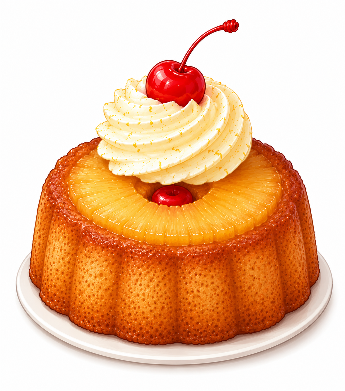 Pineapple Upside Down Culo Cake