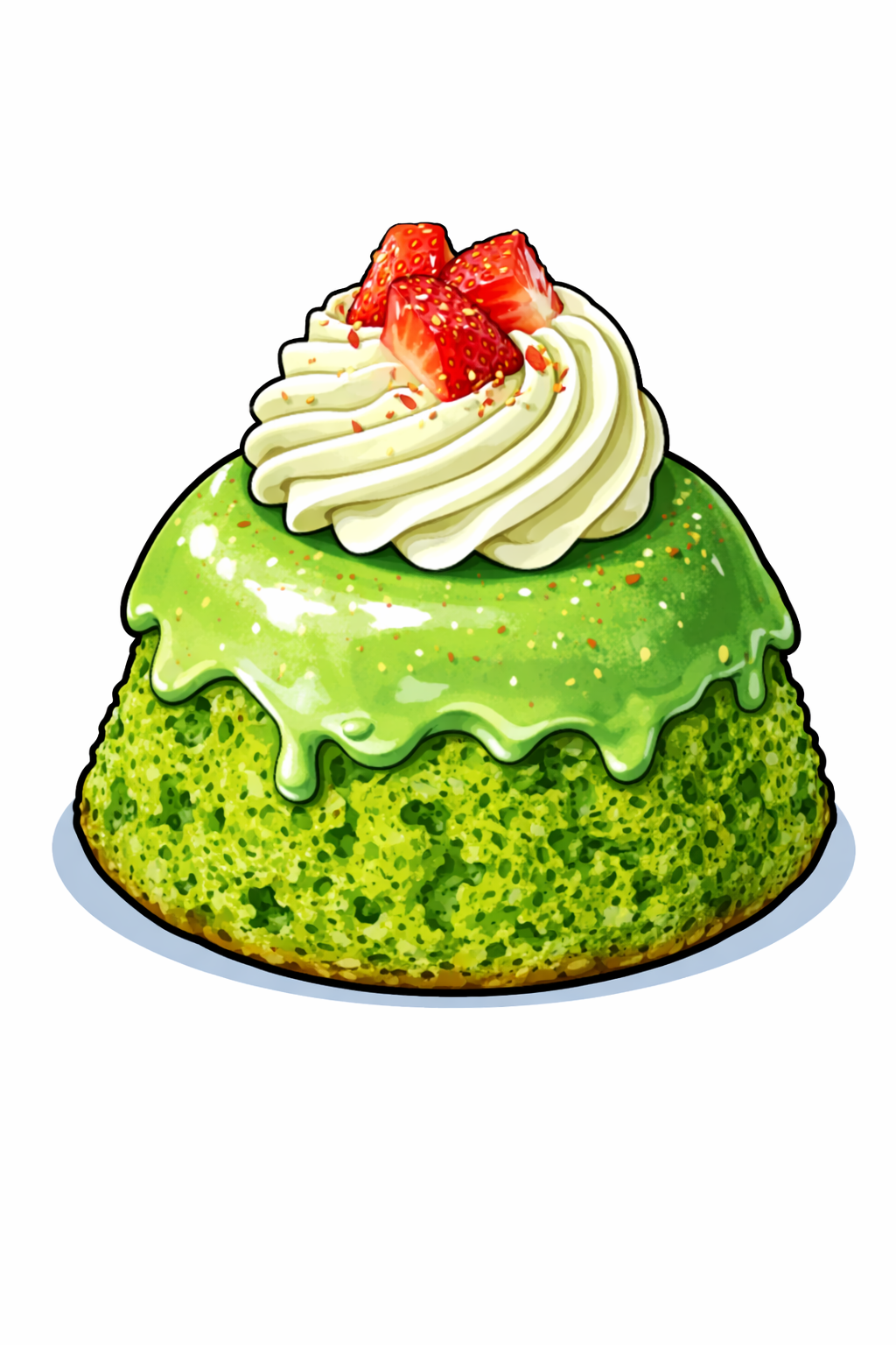 Matcha Culo Cake