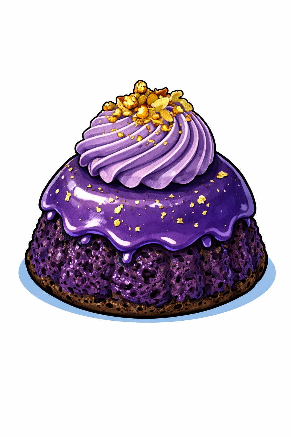 Ube Whip Culo Cake