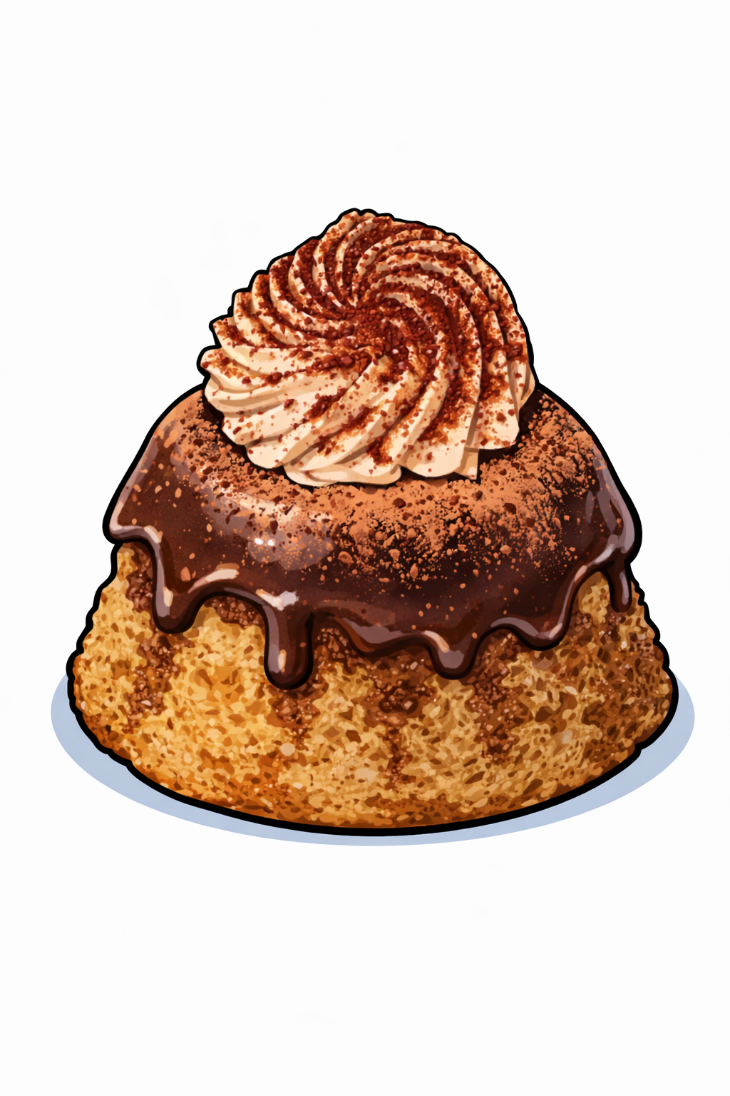 Tiramisu Culo Cake