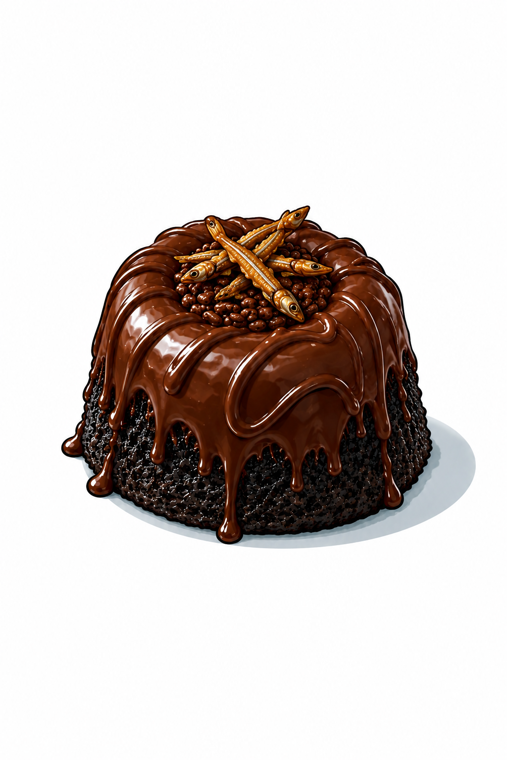 Champorrado with Dilis Culo Cake