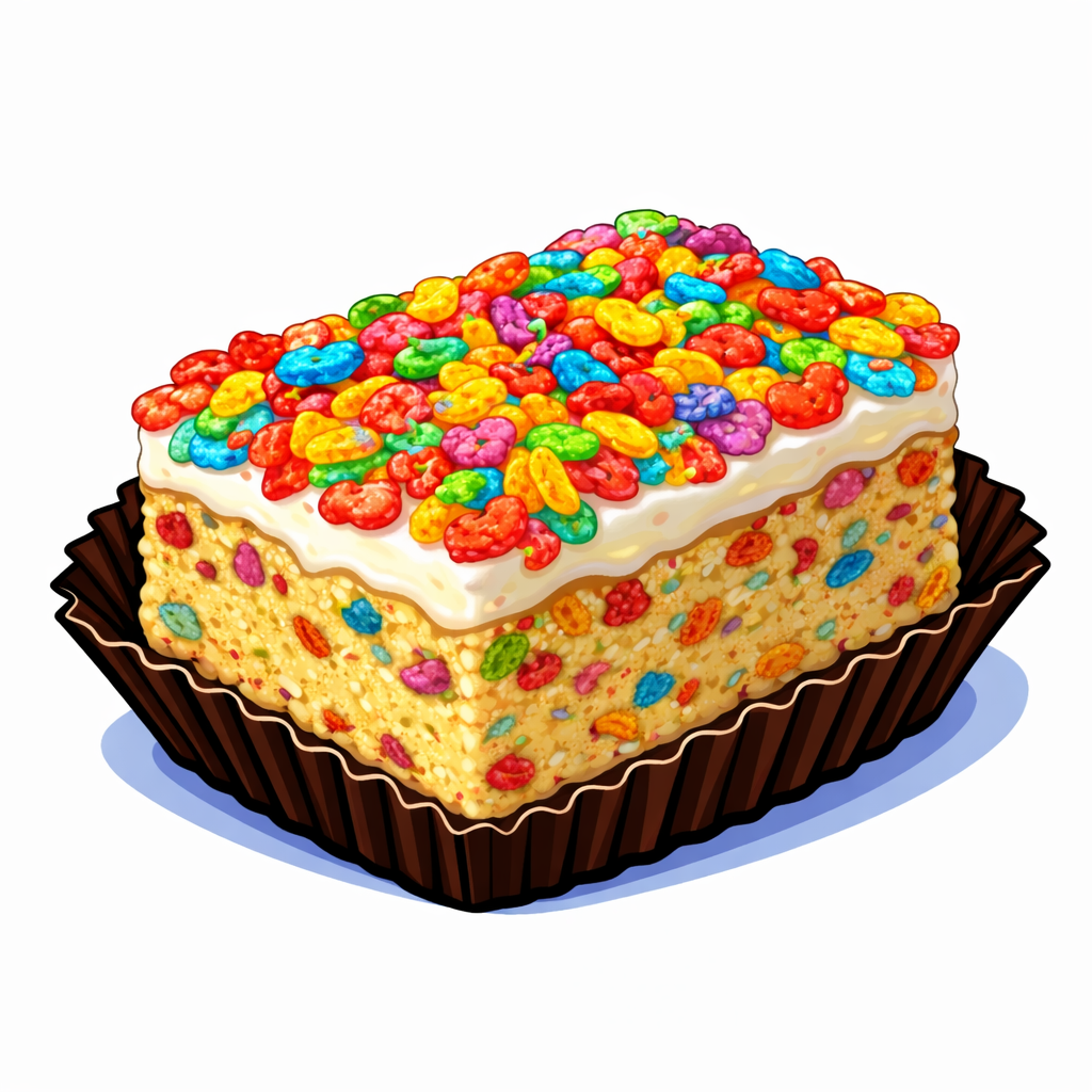 Fruity Pebbles Brownie