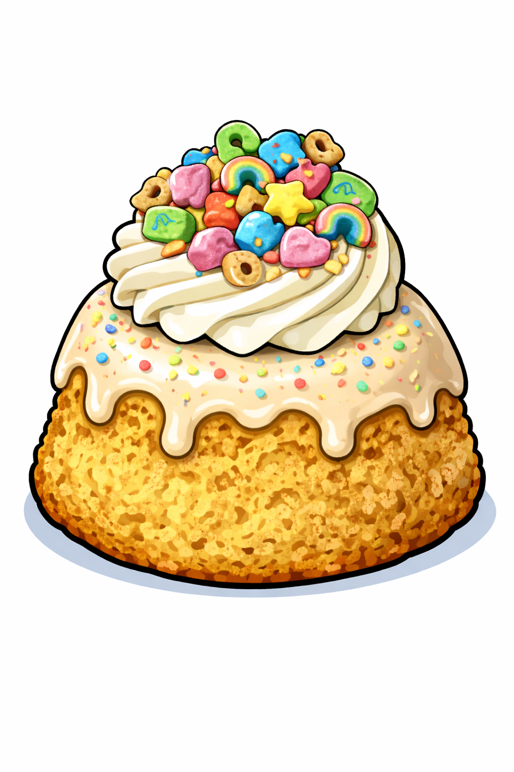Lucky Charms Culo Cake
