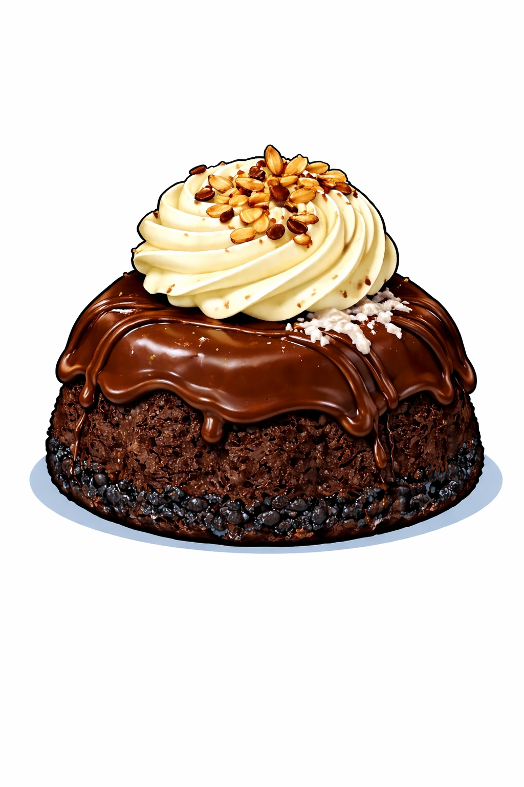 Almond Joy Culo Cake